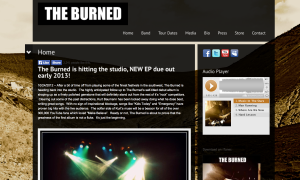 The Burned Website Design & Development